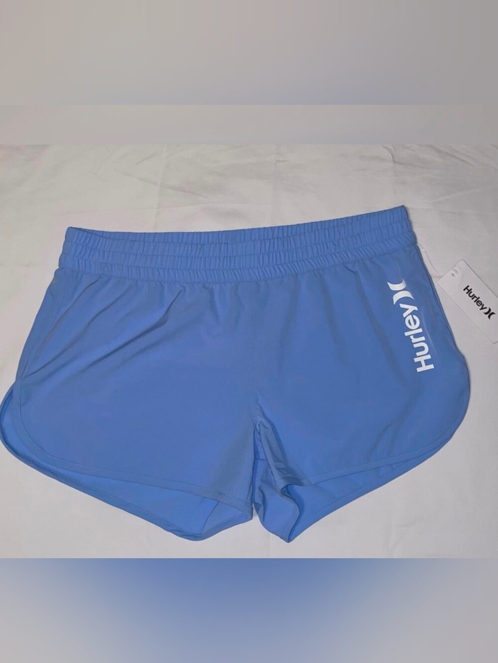 NWT HURLEY ACTIVE SHORT LIGHT BLUE SIZE XL